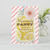 Invitation Fête de chauffage à la maison - Grandes douces Été (Debout devant)