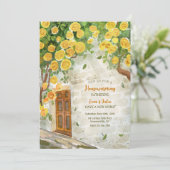 Invitation Fête de chauffage à la porte avant (Debout devant)