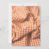 Invitation Fête de Chauffage de Maison de Campagne d'Automne (Dos)