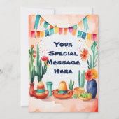 Invitation Fête de Cinco De Mayo (Dos)