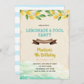 Invitation Fête de citron (Devant / Derrière)