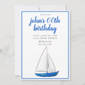 Invitation Fête de cocktail chic bleu naval  (Devant)