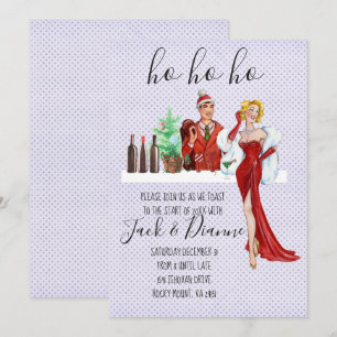 Invitation Fête de Cocktail de Fêtes