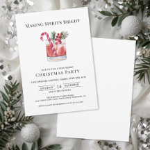 Fête de Cocktail de Noël pour Éclairer les Esprits