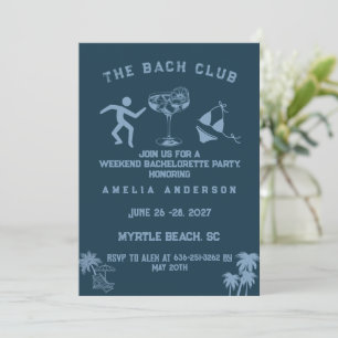 Invitation Fête de cocktail de plage personnalisée pour l'ent