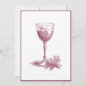 Invitation Fête de cocktail de vacances Making Spirits Bright (Dos)