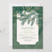 Invitation Fête de cocktail des Fêtes (Devant)