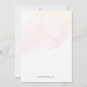 Invitation Fête de Cocktail d'Été Moderne Simple Tendance (Dos)