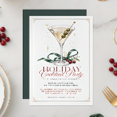 Invitation Fête de cocktail élégante de vacances