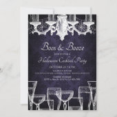 Invitation Fête de cocktail Halloween (Devant)