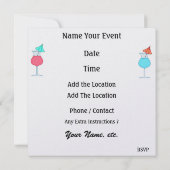 Invitation Fête de cocktail - SRF (Dos)