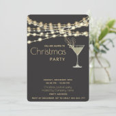 Invitation Fête de cocktails minimaliste moderne (Debout devant)