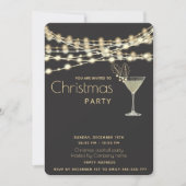 Invitation Fête de cocktails minimaliste moderne (Devant)