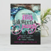 Invitation Fête de conte de fées aux ailes de chauve-souris H (Debout devant)