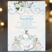Invitation Fête de conte de fées Carrosse de Cendrillon