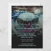 Invitation Fête de conte de fées de la lune aux ailes de chau (Dos)