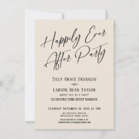 Fête de conte de fées élégante typographie crème