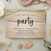 Invitation Fête de conte de fées, Mariage aux guirlandes lumi