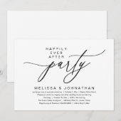 Invitation Fête de conte de fées moderne dîner romantique (Devant / Derrière)