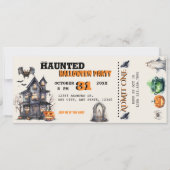 Invitation Fête de costume d'Halloween (Devant)