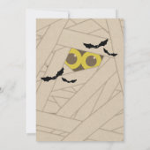 Invitation Fête de costume d'Halloween en papier pour maman K (Dos)