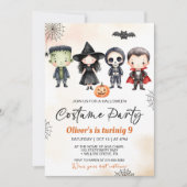 Invitation Fête de costume d'Halloween Spooktacular Anniversa (Devant)