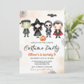 Invitation Fête de costume d'Halloween Spooktacular Anniversa (Debout devant)