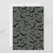 Invitation Fête de costume éffrayante Pirate Halloween (Dos)