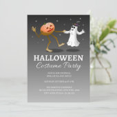 Invitation Fête de costumes d'Halloween (Debout devant)