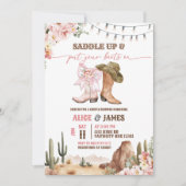 Invitation Fête de couple Desert Boots (Devant)