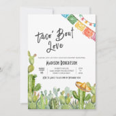 Invitation Fête de Couple Fiesta 'Taco 'Bout Love' (Devant)