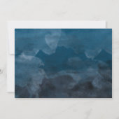 Invitation Fête de Couple Sous la Pluie Aquarelle Lui & Lui (Dos)