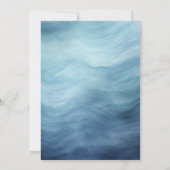 Invitation Fête de couples autour de l'aquarelle florale à tr (Dos)