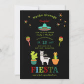 Invitation FÊTE DE COUPLES FIESTA Couple pas moyen FUN (Devant)