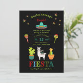 Invitation FÊTE DE COUPLES FIESTA Couple pas moyen FUN (Debout devant)