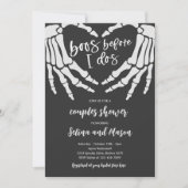 Invitation Fête de couples Halloween avant que je fasse Dos (Devant)