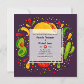 Invitation Fête de couples sur le thème des tacos (Devant)