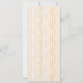 Invitation Fête de couronnes d'aquarelle Joyeuses Fêtes rayée (Dos)