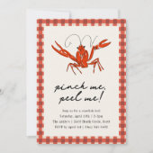 Invitation Fête de crabe ébouillanté au gingembre rouge de l' (Devant)