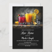 Invitation Fête de crémaillère avec cocktail (Devant)