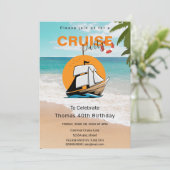 Invitation Fête de Croisière 40e Anniversaire (Debout devant)