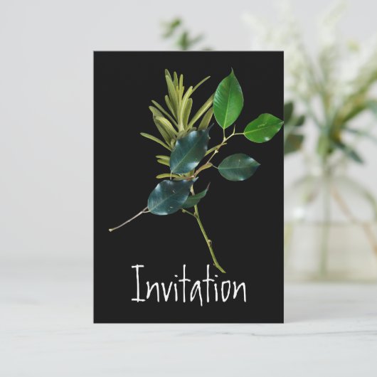 Invitation Fête de Cuisine (Debout devant)