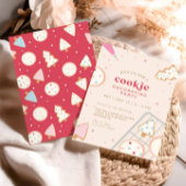 Invitation Fête de décoration de biscuits de Noël