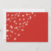 Invitation Fête de décoration de Noël rustique (Dos)