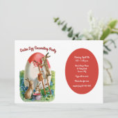 Invitation Fête de décoration d'oeufs  (Debout devant)