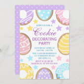 Invitation Fête de décoration Pastel de Pâques (Devant / Derrière)