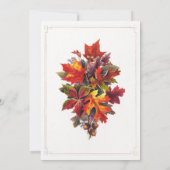 Invitation Fête de découpage de citrouille de récolte d'Hallo (Dos)