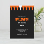 Invitation Fête de déguisement d'Halloween (Debout devant)