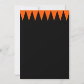 Invitation Fête de déguisement d'Halloween (Dos)