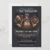 Invitation Fête de dégustation de vin d'anniversaire avec cod (Devant)